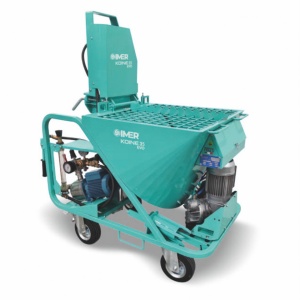 IMER, Masina de tencuit, Koine 35 EVO, debit material 8-11-14-17 l/min., motor 230V, 3,85 kW, distanta maxima de pompare 20-40m*