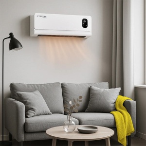 Incalzitor electric de perete, Trotec, monofazat cu ventilator si telecomanda/termostat digital, tip TFC-W27E - Img 9