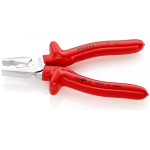 KNIPEX 02 07 200 Patenti Combi cu parghie mare izolat prin imersie, testat de VDE cromat 200 mm - Img 2