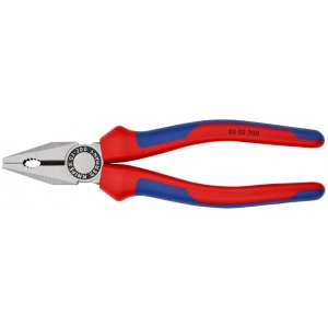 KNIPEX 03 02 200 Patent combinat cu manşoane multicomponent vopsit negru 200 mm - Img 3