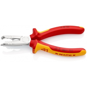 KNIPEX 13 46 165 Cleşte dezizolator izolate, cu manere multicomponent, testate VDE cromat 165 mm - Img 3