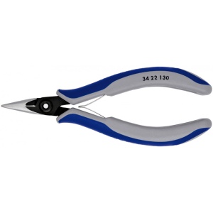 KNIPEX 34 22 130 Clește de apucare de precizie pentru sisteme electronice cu manşoane multicomponent brunat 135 mm - Img 2