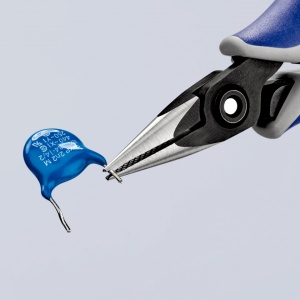 KNIPEX 34 52 130 Clește de apucare de precizie pentru sisteme electronice cu manşoane multicomponent brunat 130 mm - Img 5