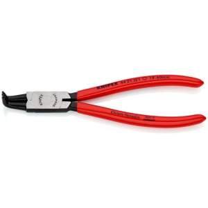 KNIPEX 44 21 J21 clește pentru inele de siguranță pentru inele interioare cu alezaje acoperite cu plastic vopsit negru 170 mm - Img 1