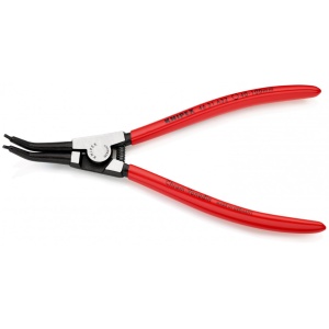 KNIPEX 46 31 A32 clește pentru inele de siguranță pentru inele exterioare pe axuri angular la 45° acoperite cu plastic vopsit negru 210 mm - Img 1