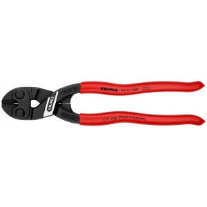KNIPEX 71 31 200 CoBolt® Tăietor compact pentru bolțuri acoperite cu plastic vopsit negru 200 mm - Img 3