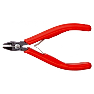 KNIPEX 75 12 125 Șfic pentru instalații electronice cu învelișuri din plastic brunat 125 mm - Img 4