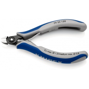 KNIPEX 79 22 120 Șfic de precizie pentru sisteme electronice cu manşoane multicomponent brunat 120 mm - Img 3