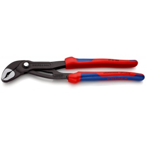 KNIPEX 87 02 300 Cobra® Clește high tech pentru pompe de apă cu manşoane multicomponent bonderizat în culoarea gri 300 mm