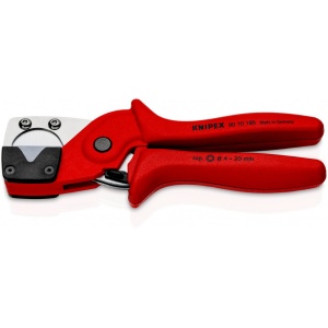 KNIPEX 90 10 185 Tăietor de țevi pentru furtunurile din mai multe straturi și pneumatice din material plastic dur, ranforsat cu fibră optică 185 mm - Img 2