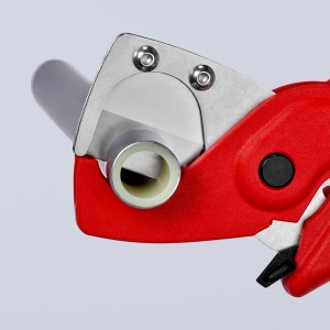KNIPEX 90 25 185 Tăietor de țevi pentru conducte compozit din plastic din material plastic dur, ranforsat cu fibră optică 185 mm - Img 4