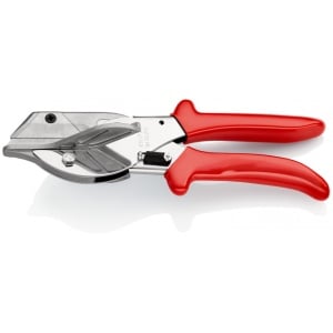 KNIPEX 94 35 215 foarfece de teșit pentru profile din plastic și cauciuc cu învelișuri din plastic cromat 215 mm