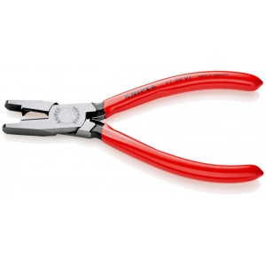 KNIPEX 97 50 01 Clește de sertizare pentru conectori Scotchlok™ cu tăișuri acoperite cu plastic 155 mm - Img 2