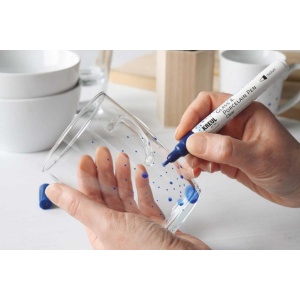 KREUL Glass & Porcelain Pen Clear 5/set - Img 3