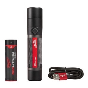 Lanternă 800 lumeni, reîncărcabilă USB Milwaukee L4 FMLED-201, alimentare cu acumulator - echipat