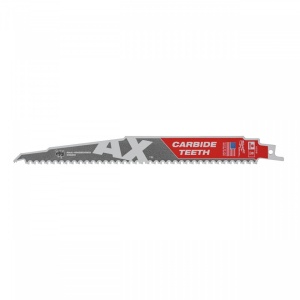 Lemn cu cuie: Pânze Heavy Duty AX™ cu dinți din carbură pentru lucrări de demolare Milwaukee (Lungimea pânzei (mm): 230) - 5 bucati