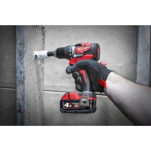 Mașină de găurit, compactă, cu motor fără perii M18™ Milwaukee M18 CBLDD-402C, alimentare cu acumulator - echipat - Img 4