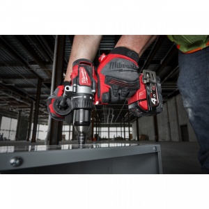 Mașină de găurit, cu motor fără perii M18™ Milwaukee M18 BLDD2-402X, alimentare Cu acumulator - echipat