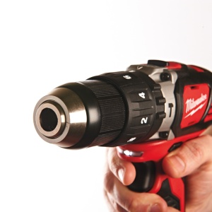 Masina de gaurit si insurubat cu percutie cu acumulatori Milwaukee M18 BPD-202C, cuplu 50 Nm, livrata cu acumulatori - Img 14