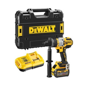 Masina de gaurit si insurubat cu percutie Dewalt DCD999X1, 18V, 112 Nm, cu 1 acumulator 9.0 Ah, cutie TSTAK - Img 1
