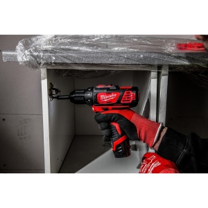 Masina de gaurit si insurubat Milwaukee M12 BDD-201C 12 V, 1 acumulator, 1 incarcator - Img 10