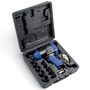 Masina de insurubat cu impact 1/2", max. 345 Nm, forma tip pistol, FIAC 1086 + Set chei Cr-V de 1/2" - Img 2