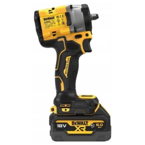 Masina de insurubat cu impact Dewalt DCF923P2G, patrat 3/8", max 406 Nm, cu 2 acumulatori 18V XR / 5.0 Ah seria "G" si incarcator in insert termoformat pentru sertare - Img 3