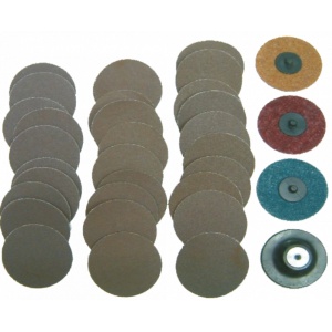 Masina de slefuit unghiulara MINI 3", 75 mm, 16.000 rpm, cu set benzi slefuire in geanta, PNEUTEC tip UT 8760 - Img 2