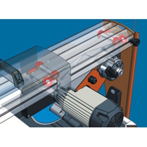 Masina de taiat placi, materiale de constructii 120cm, 2.2kW, PRIME 120S cu laser si roti - Battipav-91201 - Img 4