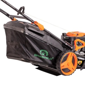 Masina de tuns gazonul pe benzina cu autotractiune Greenfield G-MTG530ARW-TX, 5.36 cp, 196 cmᶟ, 52.5 cm latime lucru, 7 trepte taiere, 70 l sac colector - Img 8