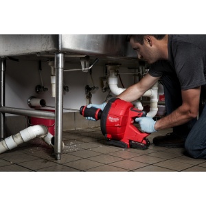Masina desfundat tevi - 10mm Milwaukee M18 FDCPF10-201C, lungime cablu 10.6 m, livrata cu acumulator, valiza - Img 7