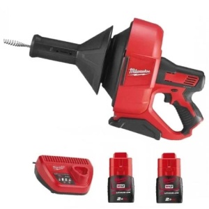 Mașină desfundat țevi sub-compactă cu spirală cu diametrul de 6 mm M12™ Milwaukee M12 BDC6-202C, alimentare cu acumulator - echipat