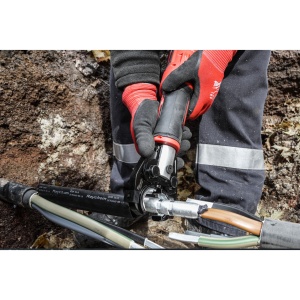 Masina hidraulica de sertizat cablu Milwaukee M18 HCCT-201C, domeniu presare 16-300 mm², livrata cu acumulatori, valiza - Img 13