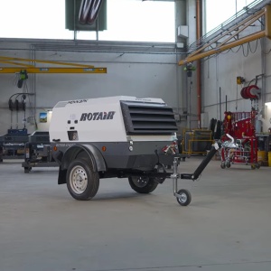MDVN37K Motocompresor 3600l/min 7 bar Kubota + kit tractare, cu lumini, fara frana - Img 2
