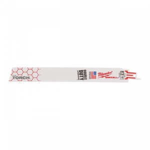 Metal: Pânze Heavy Duty TORCH™ pentru lucrări de demolare Milwaukee TORCH 230 x 18 Tpi - 5 bucati - Img 1