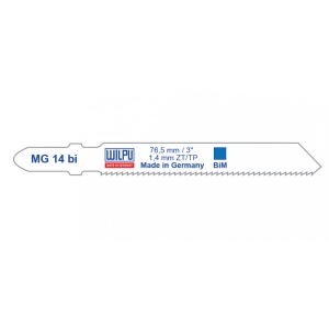 MG 14 BI Panza Bi-Metal pentru fierastrau vertical, prindere T, pentru metal / 5 bucati, DIM 76.5 x 7.8 x 1.0 mm
