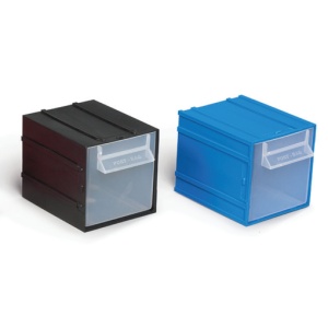 Modul plastic cu capac Port-Bag 110x140x110mm albastru - Img 2