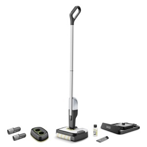 Mop electric Karcher cu acumulator 2x4V, 2.5Ah, rola 180mm, tip FC 2-4 BATTERY SET 2B DUO