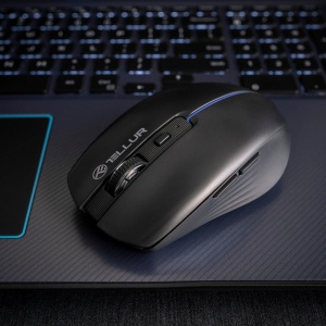 Mouse wireless Tellur, Silent Click, Negru - Img 4