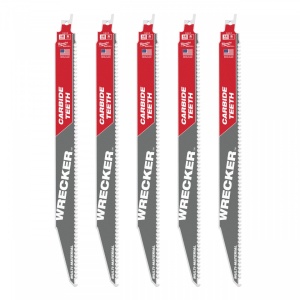 Multimaterial: Pânze Heavy Duty WRECKER™ cu dinți din carbură Milwaukee (Lungimea pânzei (mm): 300) - 5 bucati