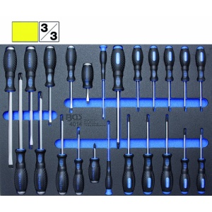 Organizator pentru carucior BGS, 23 surubelnite , 3/3 sertar - Img 2