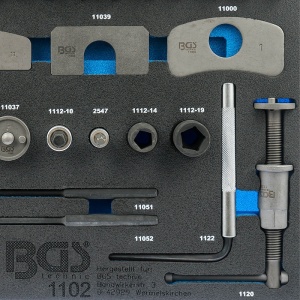 Organizator pentru carucior BGS, 50 piese presat cilindrii frana, 2/3 sertar - Img 7
