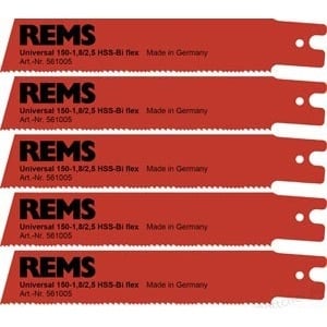 Pachet universal Rems de 5 lame de fierastrau 150-1.8/2.5 pentru REMS Cat VE, Tiger/VE/SR, Akku-Cat 22 V VE 561005