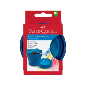 Pahar pentru pictură simplu Click-Go Faber-Castell