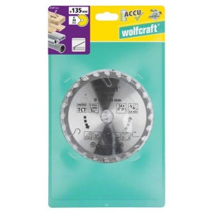 Panza pentru fierastrau circular cu acumulatori Wolfcraft 6341000, diametru 135 mm, diametru interior disc 20 mm, latime taiere 1.8 mm, 24 dinti, seria mov - Img 2
