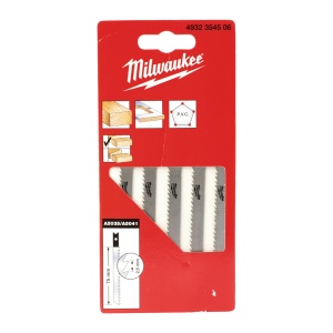 Pânze fierăstrău cu coadă în formă de U Milwaukee 75 x 2.5 mm A5035 / A5041 - 5 bucati - Img 2