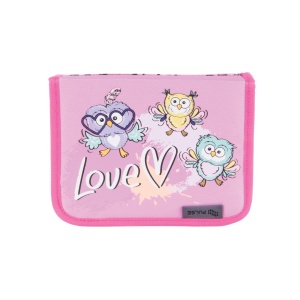 Penar neechipat Pulse, 1 fermoar,2 clapete, Owl Love