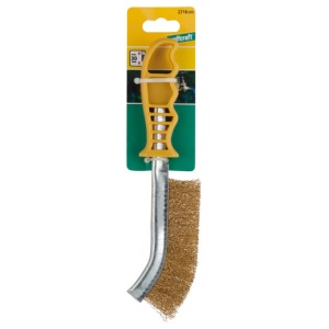 Perie de sarma de mana Wolfcraft 2716000, 265 mm alama, maner plastic - Img 5