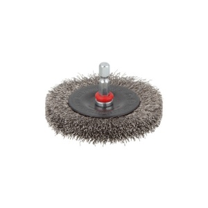 Perie Wolfcraft 2711000, tip disc, D 75 mmx12, otel inoxidabil, tija hexagonala 1/4"