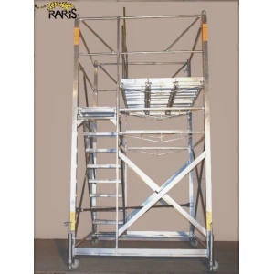 Platforma , mobila, compacta, inaltimea reglabila, din aluminiu, tip PMCIR - Img 3
